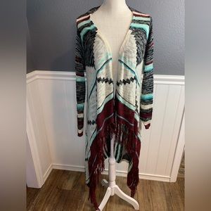 ••SOLD•• Multi long cardigan